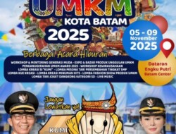Gebyar UMKM Batam 2025 Digelar, Wadah Kreativitas Pelaku Usaha dan Generasi Muda
